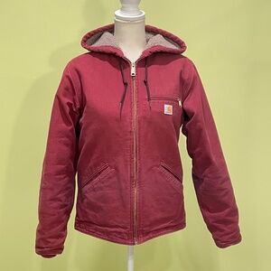 CARHARTT Sandstone Sherpa-Lined Sierra Jacket